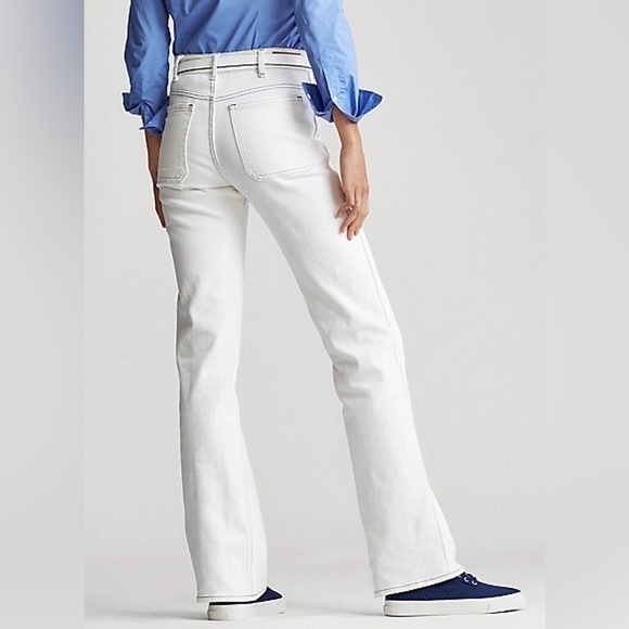 Polo by Ralph Lauren | White Flare Jean - Size 26R- Excellent Condition - Picture 5 of 12